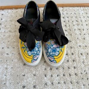 Furla Butterfly and Flower Sneakers Size 38